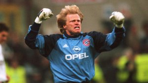 Oliver Kahn öröme a Valencia elleni BL döntőben