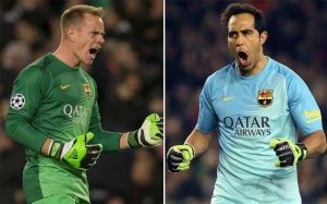 Ter Stegen és Bravo párosa védi az FC Barcelona kapuját